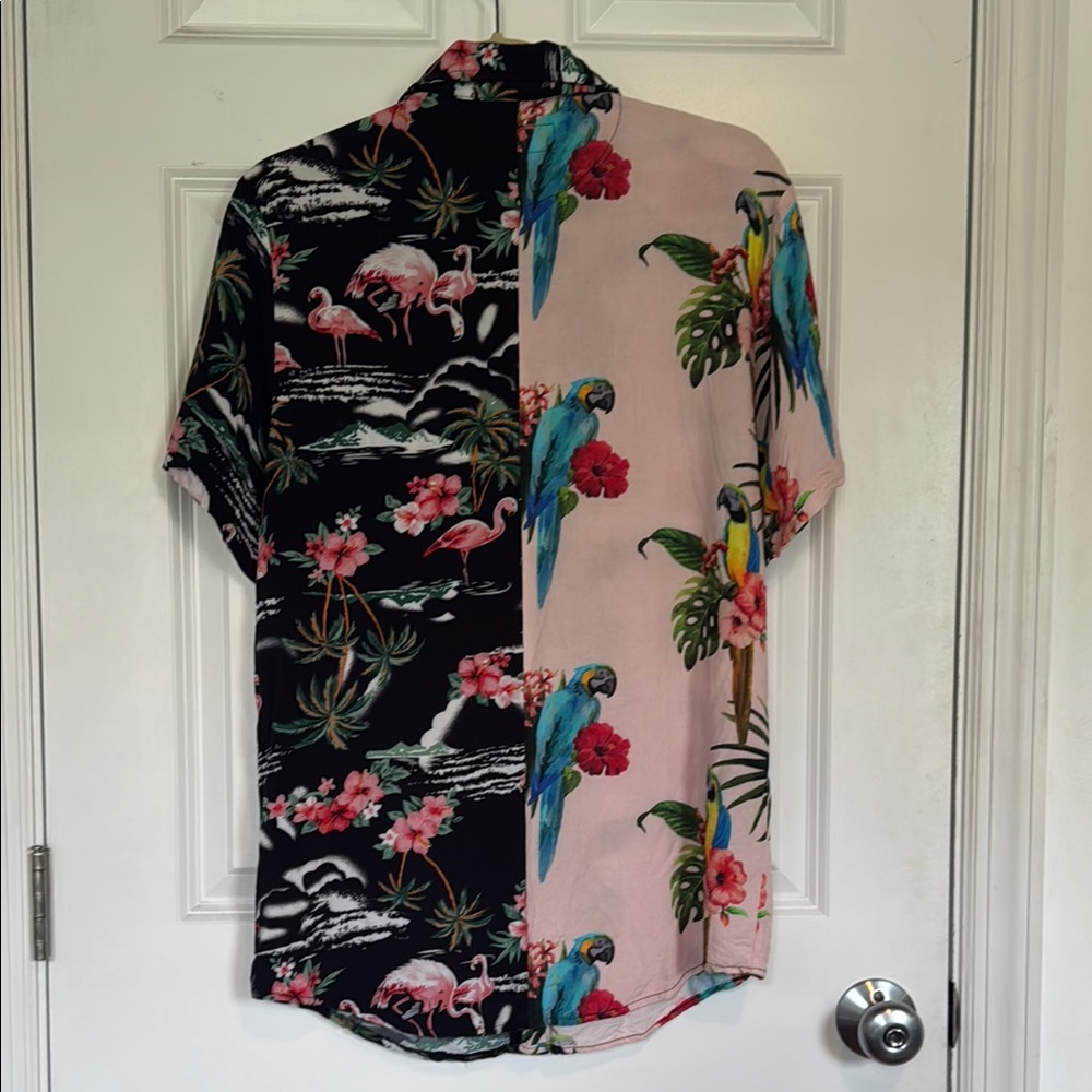 Vintage Smoke Rise NY Men's Hawaiian Shirt Sz M - Picture 3 of 10